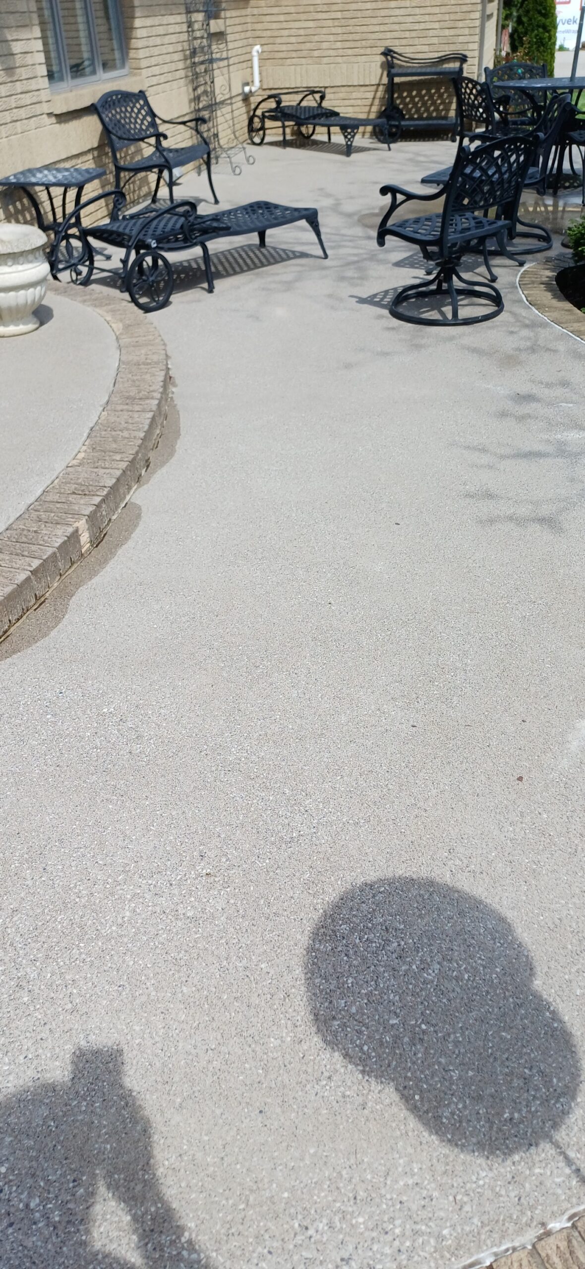 Concrete after cleaning Windsor