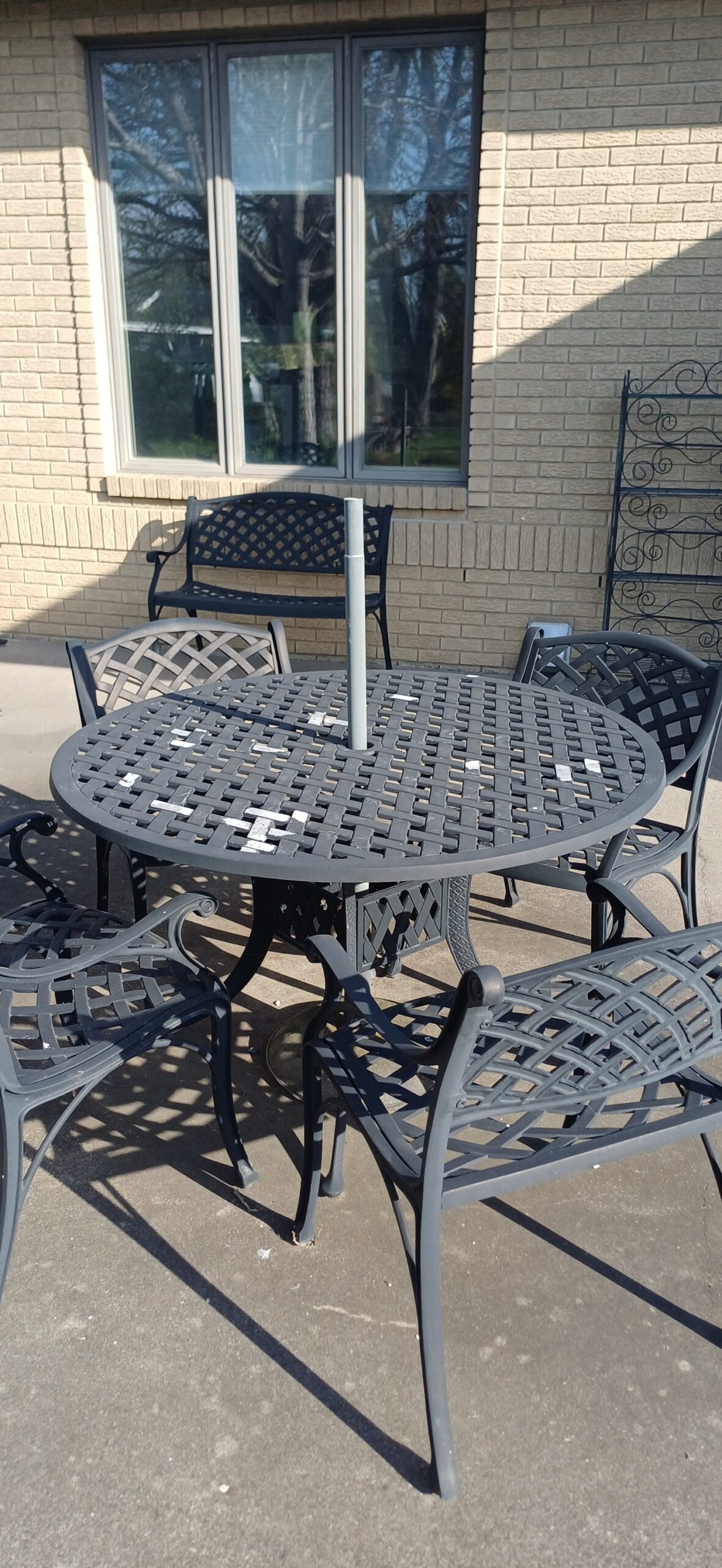 Patio before cleaning Windsor